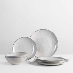 Broste Copenhagen Nordic Sand Dinner Set für Zwei, 6 Teile 80019819