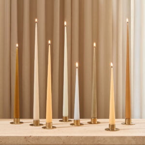 Etser & Erik Kerzenhalter gold matt medium
