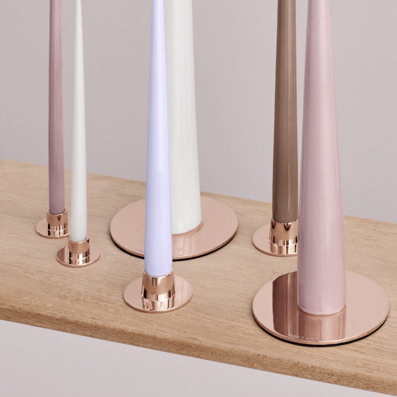 Ester & Erik Kerzenhalter rosegold Medium
