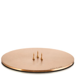Ester & Erik Kerzenteller roségold matt medium 12 cm