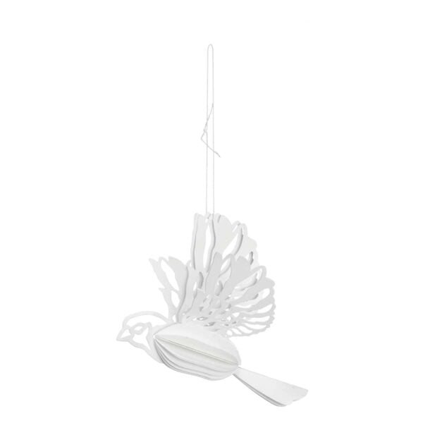 Cooee Anhänger Paper Bird Papiervogel Natural weiß SB-01-01-NA
