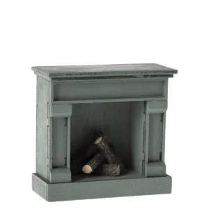 Maileg Kamin Maus blau 11-4007-00