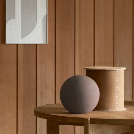 Kristina Dam Dekoobjekt Kugel Globe Medium Dark Brown dunkelbraun