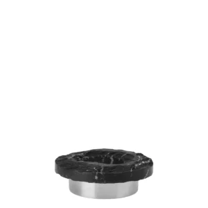 Kristina Dam Studio Rock Kerzenhalter Marmor schwarz