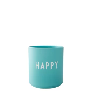 Design Letters Lieblingsbecher HAPPY - Aqua