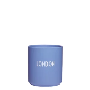 Design Letters Becher London blau
