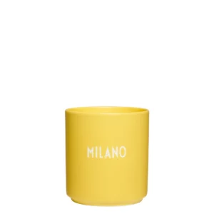 Design Letters Becher Milano gelb