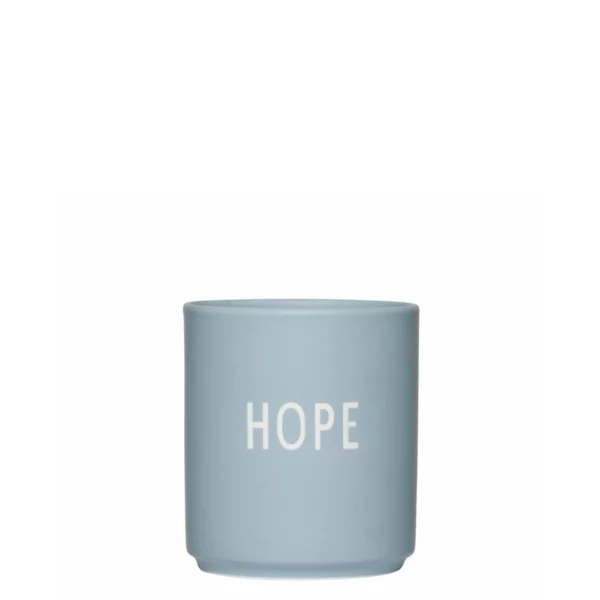 Design Letters Becher Hope hellblau Favourite Cup Lieblingsbecher