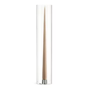 ester & erik Windlicht zylindrisches Glas 45 cm mit Kerze