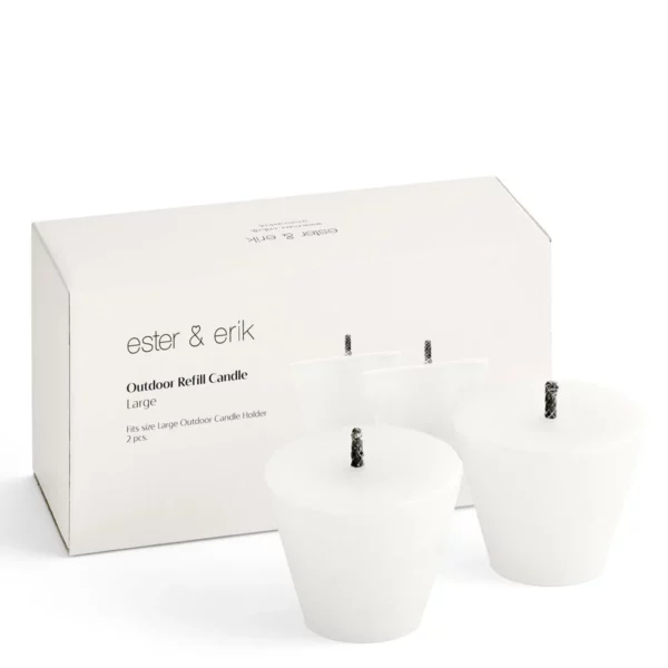 ester & erik Outdoor Refill Candle Nachfüllpackung large groß