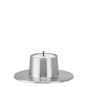 ester & erik Outdoor Kerzenhalter Matt Silber Small Klein 16 cm