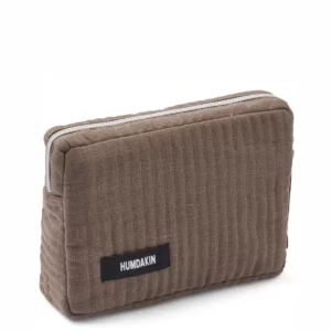 Humdakin Kosmetiktasche Leinen dunkelbraun Waldorf
