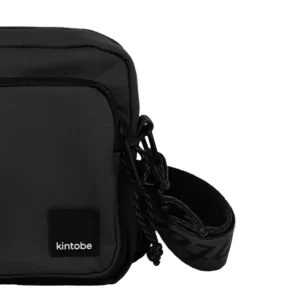 Kintobe Mini Miles schwarz Detail Umhängetasche