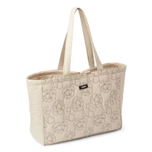 Humdakin Maxi Tote Bag Light Sandstone Peony Pfingstrose Beige