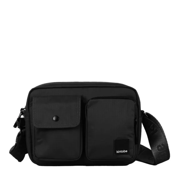 Kintobe Umhängetasche Miles schwarz Jet Black