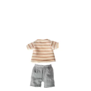 Maileg Kleidung Hase Kaninchen Größe 1 Gestreifte Bluse Shorts