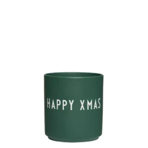 Design Letters Lieblingsbecher Happy XMAS dunkelgrün Favourite Cup