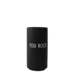 Design Letters Lieblingsvase You Rock schwarz