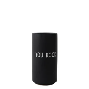 Design Letters Lieblingsvase You Rock schwarz