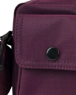 Kintobe Umhängetasche klein vegan fair nachhaltig Aubergine lila