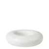 Broste Copenhagen Kerzenhalter Torus Marmor Weiß