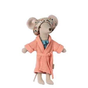 Maileg Bademantel Mama Maus coral 17-2302-02