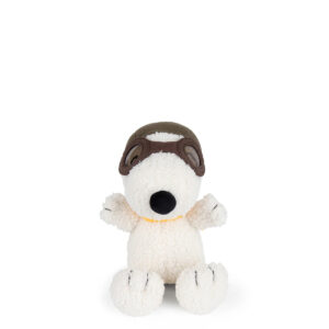 BON TON TOYS Snoopy Fliegermütze Weiß, 20 cm