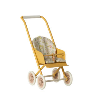 Maileg Kinderwagen Micro - Gelb 2025