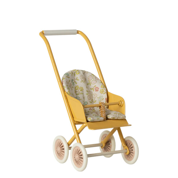 Maileg Kinderwagen Micro - Gelb 2025