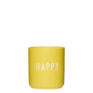 Design Letters Lieblingsbecher HAPPY - Gelb