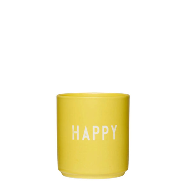 Design Letters Lieblingsbecher HAPPY - Gelb