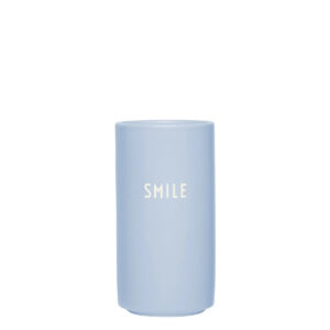 Design Letters Vase SMILE - Sky Blue
