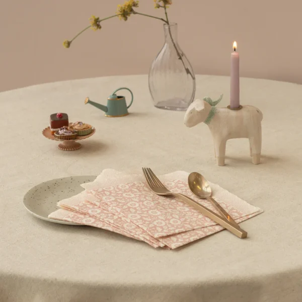 Maileg Servietten Blumen Powder 15-5302-00