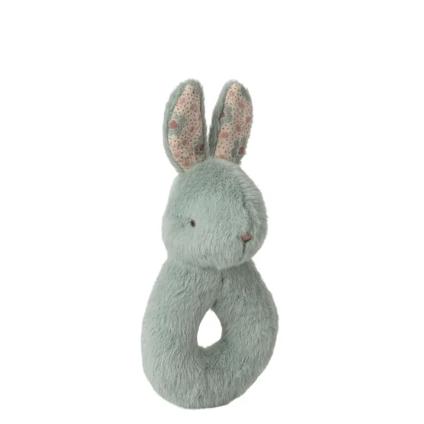 Maileg Kaninchen Rassel Minze Hellblau Baby 16-5700-00