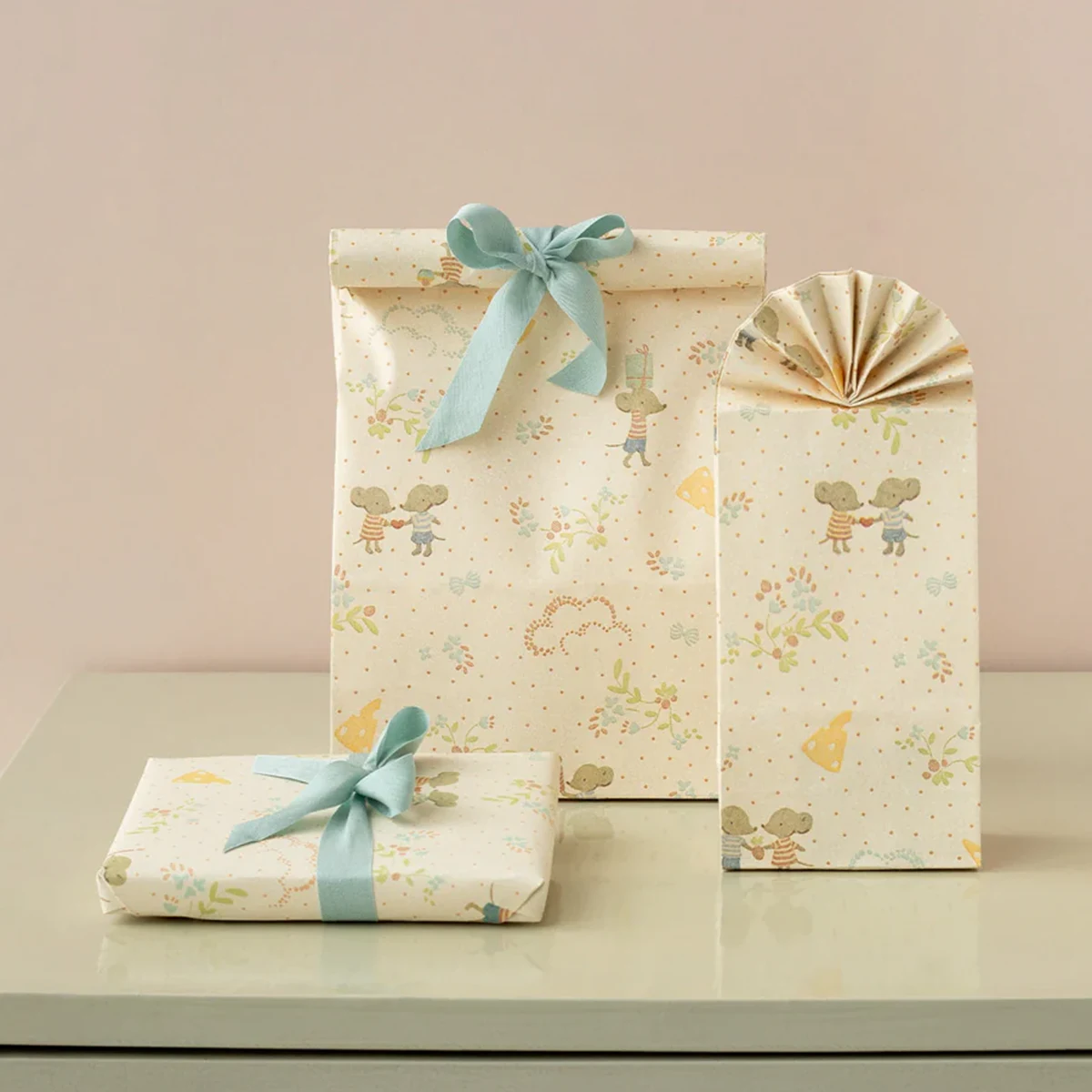 Maileg Geschenktüte Geschenkpapier Have a mice day