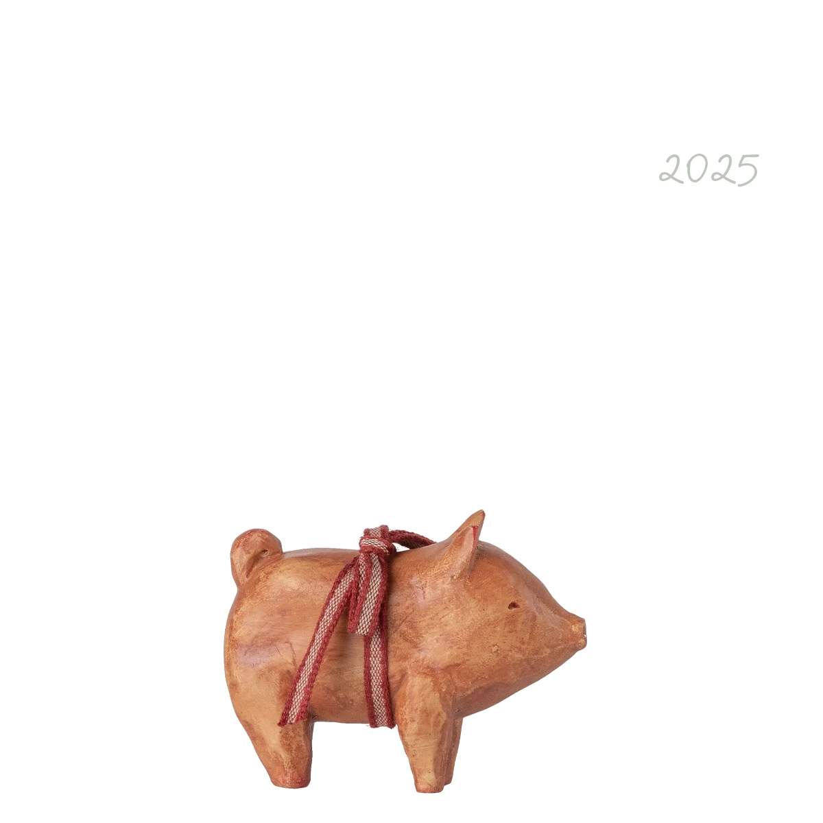 Maileg Schwein Dekoration rosa Schleife