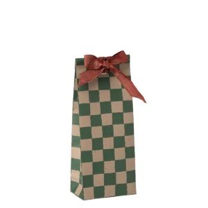Maileg Geschenktüre Mini grün kariert 15-5002-02