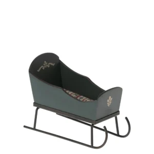 Maileg Schlitten Maus grün Weihnachten 11-2009-01