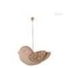 Maileg Stoffornament Vogel Sand beige Winterherz 14-5551-00