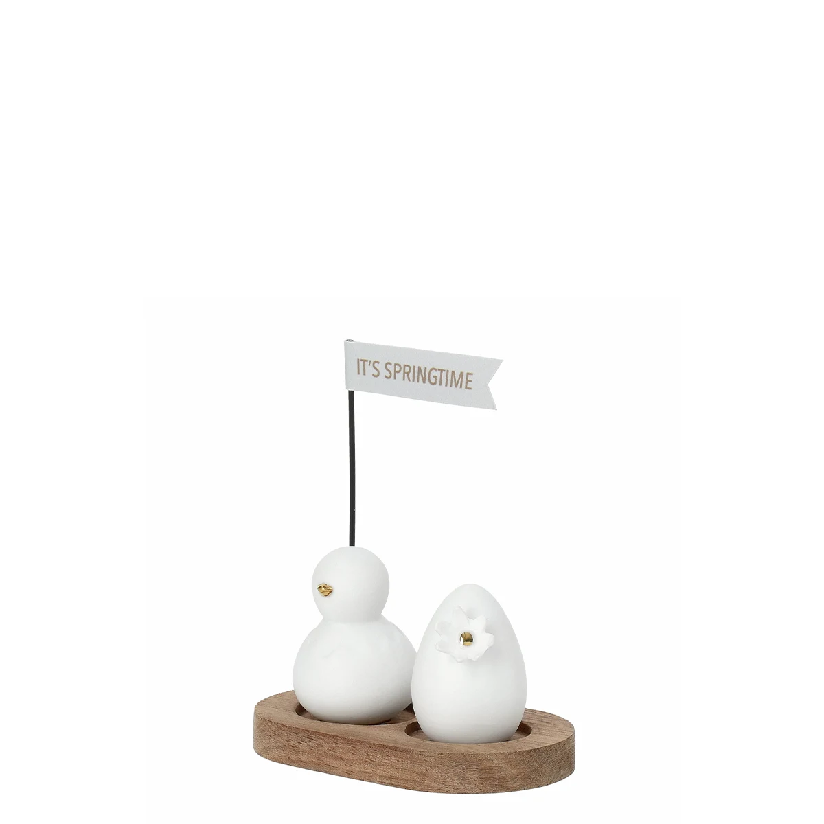 Räder Küken Osterei Holz Frühlingsgruss Springtime Osterdekoration