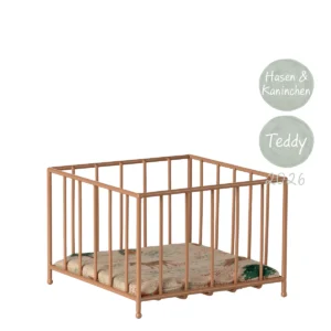 Maileg Gitterbett Laufgitter Mikro rosa Powder Hasen Kaninchen 11-6103-00