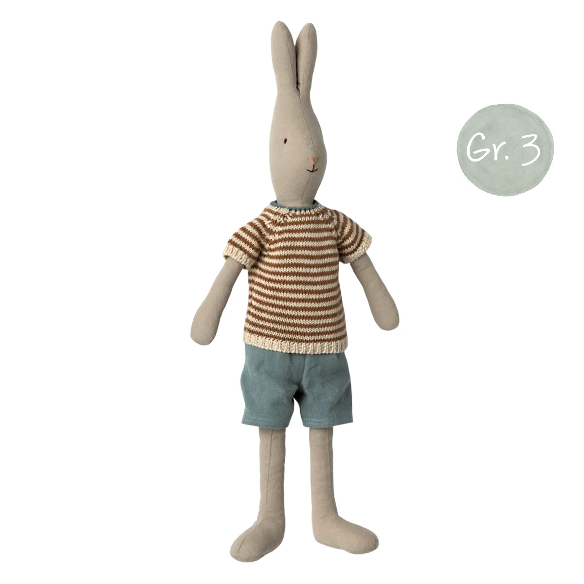 Maileg Hase Größe 3 Gestricktes Hemd Hose 16-3305-00