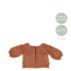 Maileg Strickjacke Hasen Kaninchen Größe 4 Vintage Rose