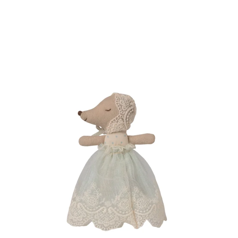 Maileg Baby Maus Kleid Minze Taufkleid hellblau Fest 17-6000-01