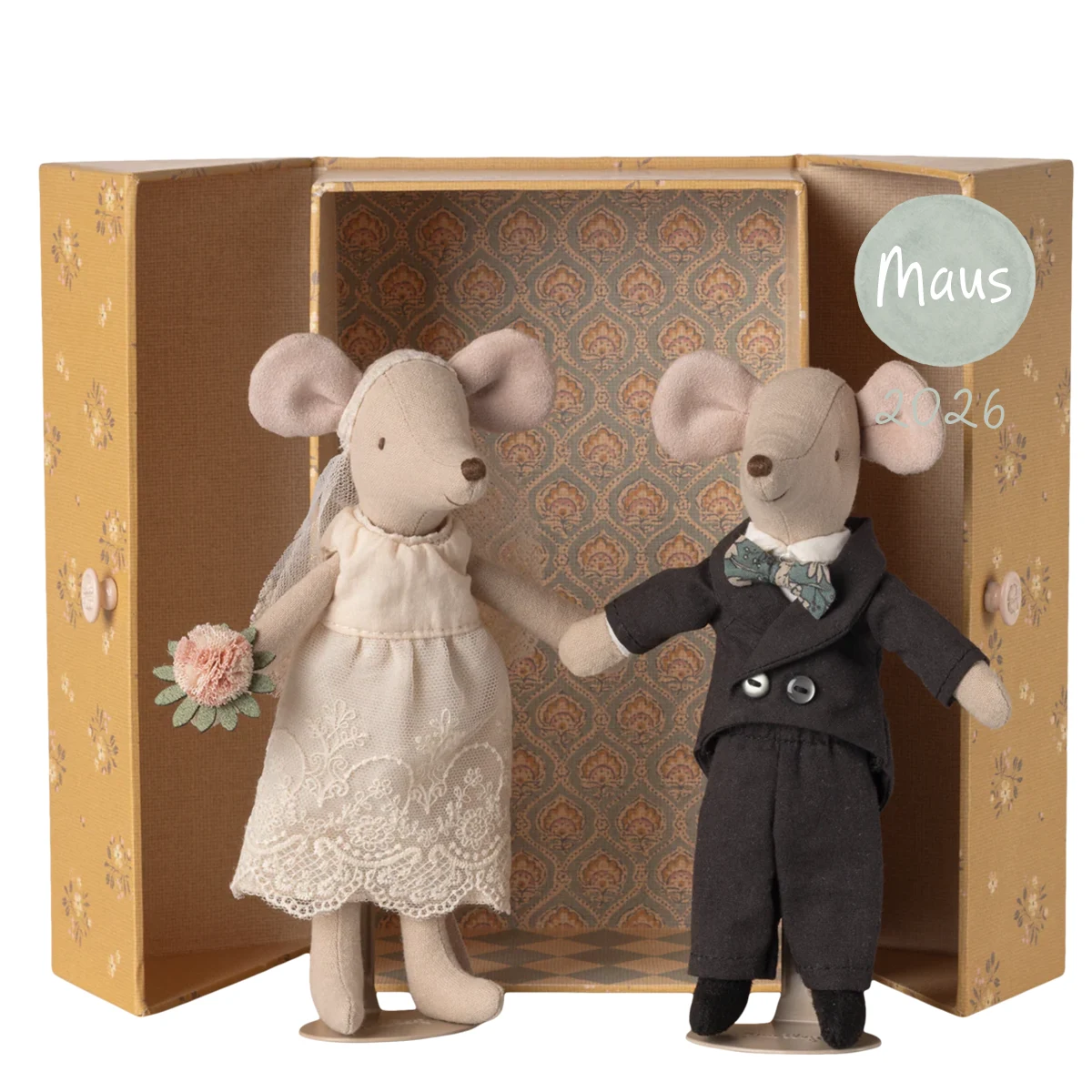 Maileg Hochzeitsmäuse Hochzeitspaar Mama Papa Maus 17-6300-00