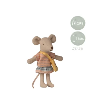 Maileg Maus Kleine Schwester mit Tasche - Vorbestellung