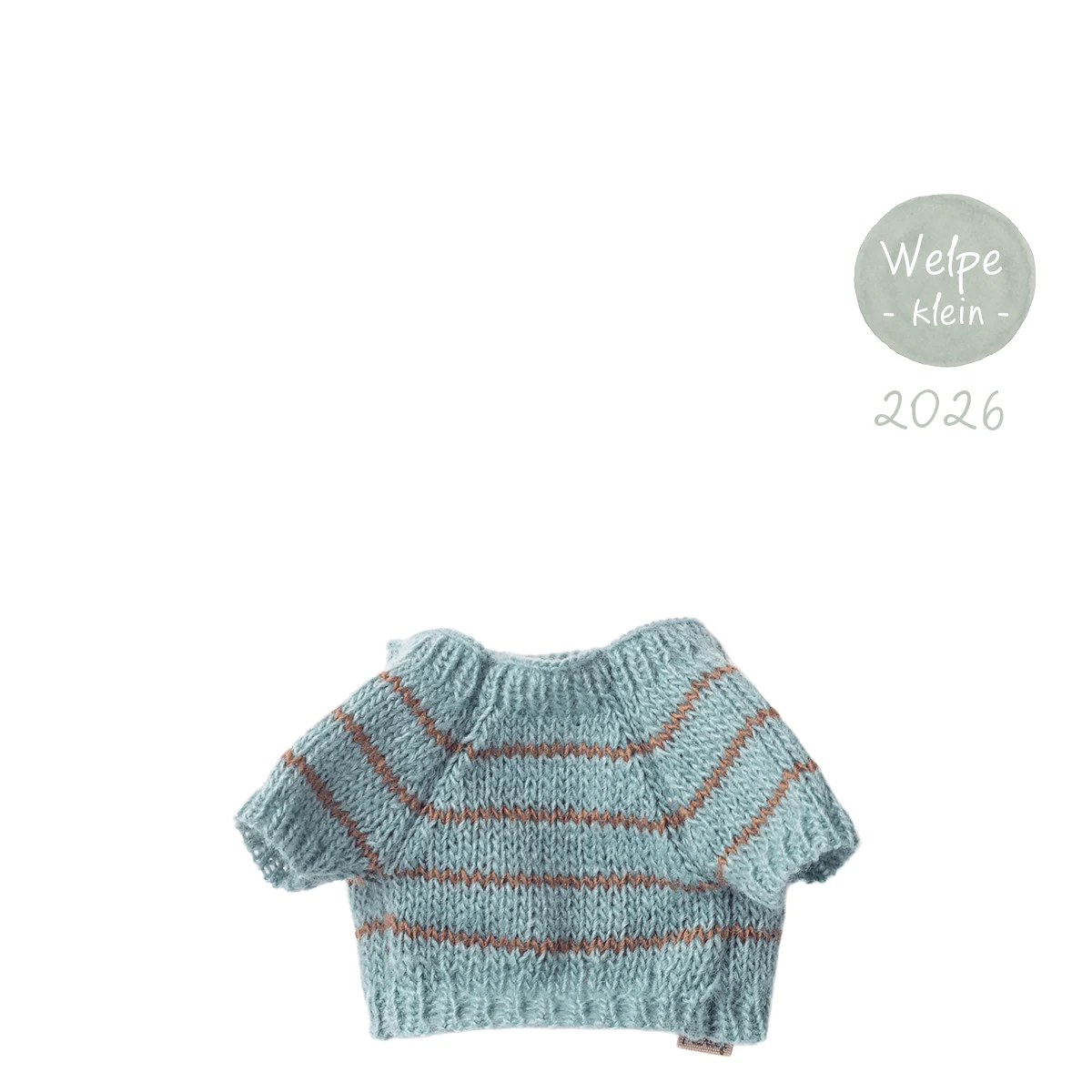 Maileg Pullover Welpe Hund klein blau gestreift 16-6916-01