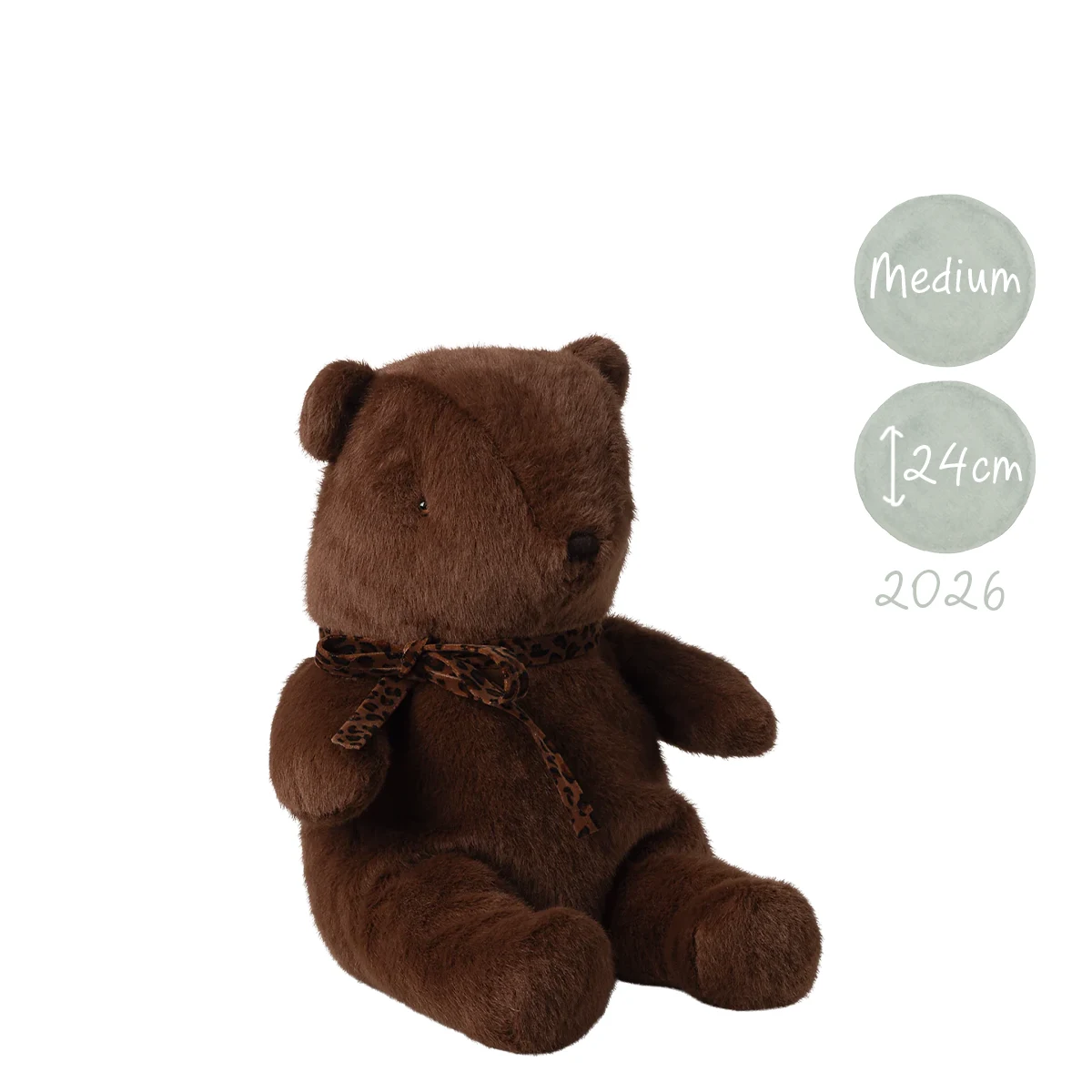 Maileg Teddybär Plüsch weich dunkelbraun 17-6100-00