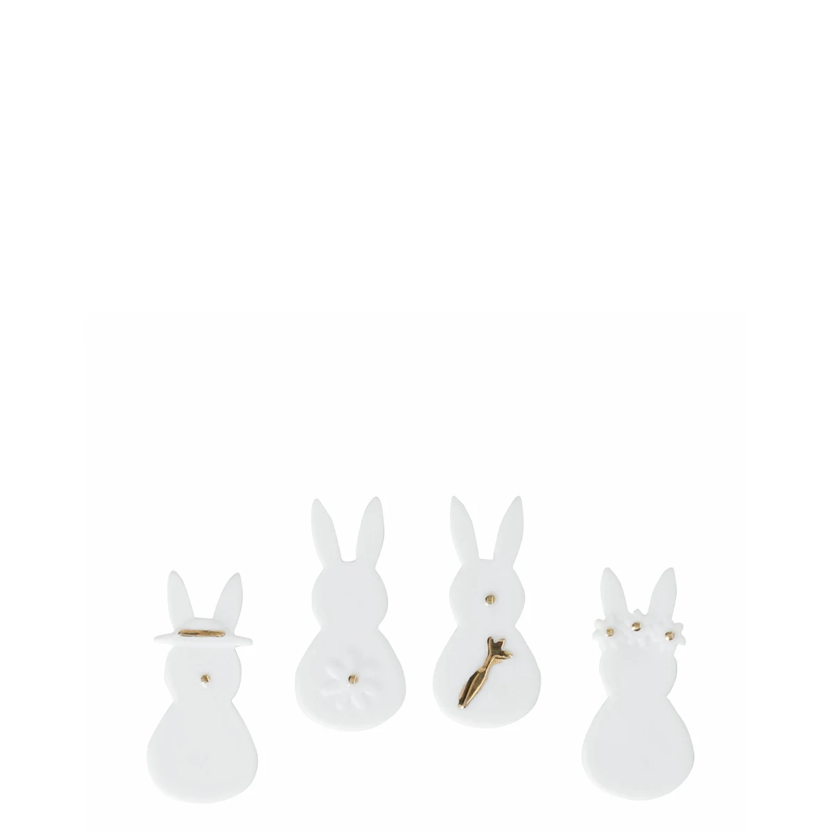 Räder flache Mini Osterhasen Streudeko 0018188