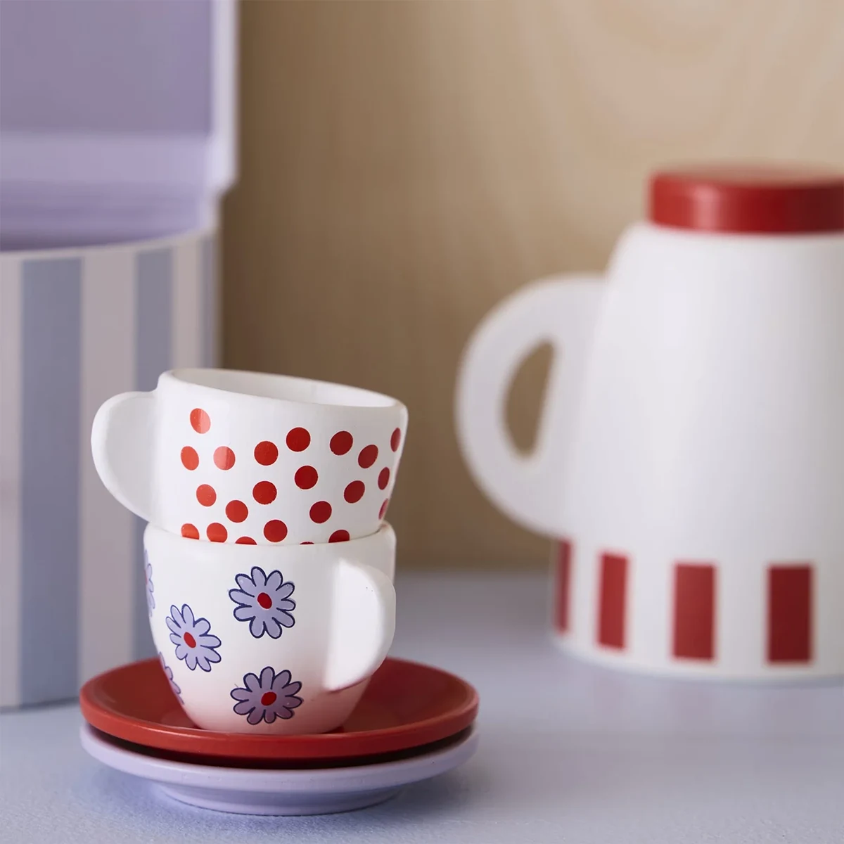 Kids Concept Mumin Kaffeeservice Holz Spielzeug 1000988